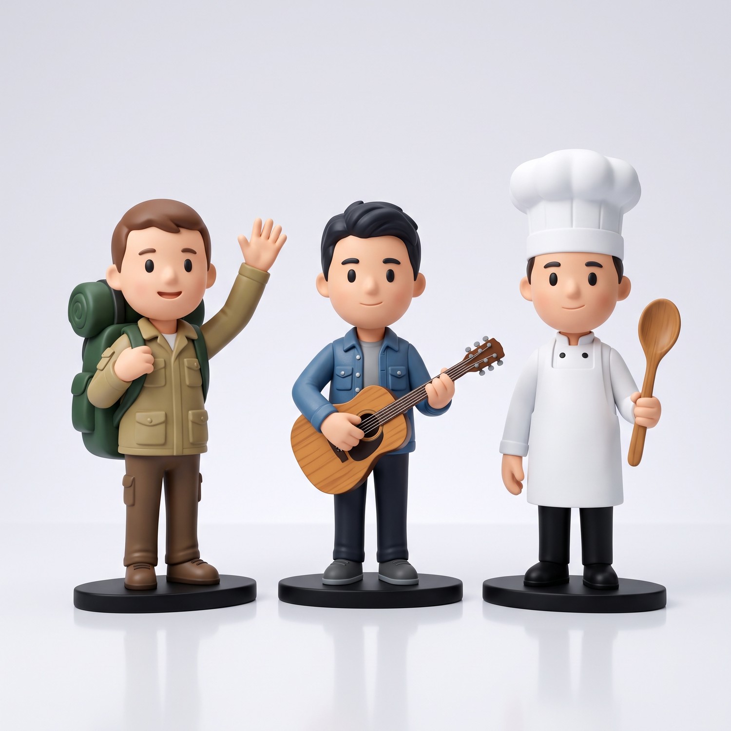 FM-KAR-005 Karakter Figürleri 3'lü Set - Görsel 1