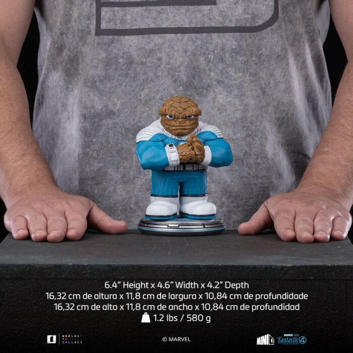Iron Studios The Fantastic Four: First Steps The Thing MiniCo Statue - Görsel 5