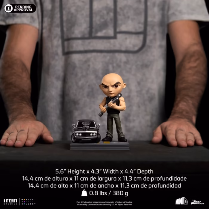 Iron Studios Fast & Furious Dominic Toretto MiniCo Statue 14,2 cm - Görsel 2