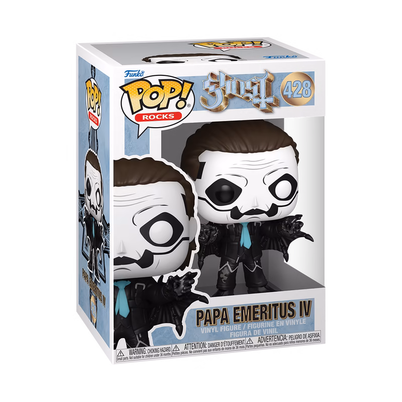 86348_POP_Ghost_Bat_GLAM-1-WEB Funko Pop! Rocks Ghost Papa Emeritus IV Bat Outfit #428 - Görsel 1