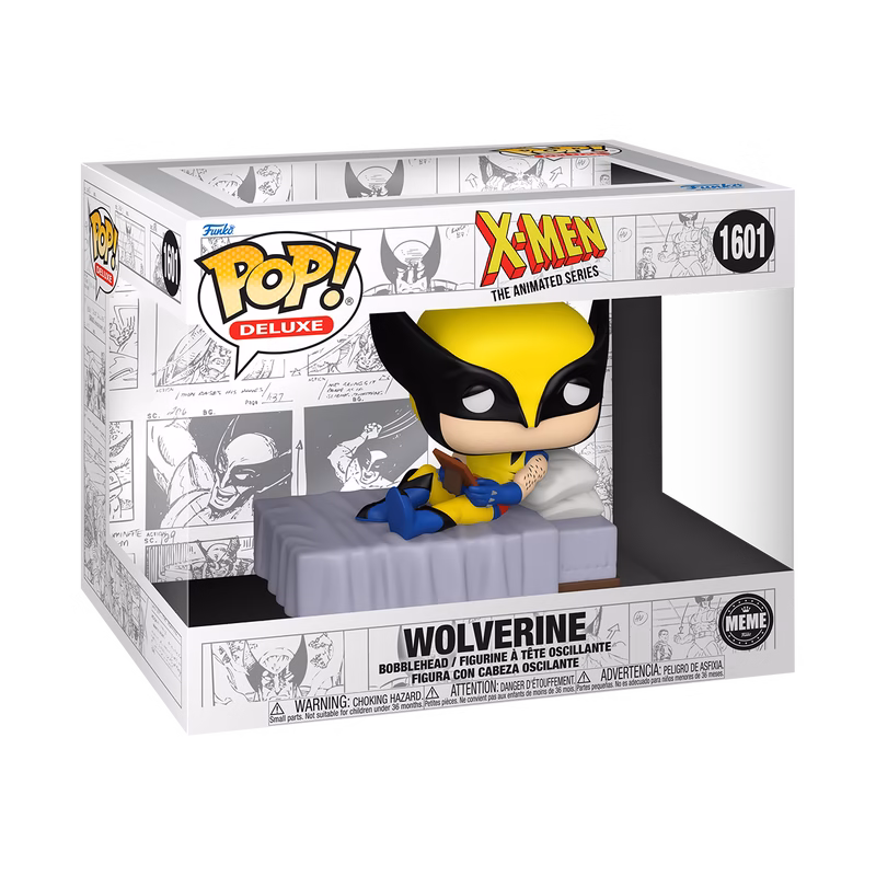 Funko Pop! Deluxe Marvel X-Men Wolverine Crush Meme #1601 - Görsel 1