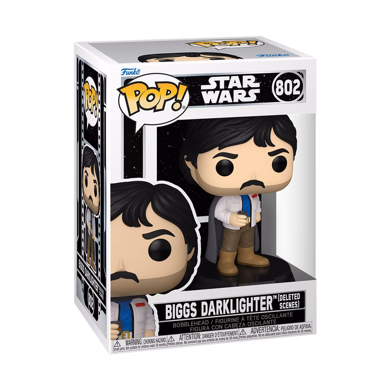 86451_POP_Star-Wars_Deleted-Scenes_Biggs-Darklighter_GLAM-1-WEB Funko Pop! Star Wars Biggs Darklighter Deleted Scenes #802 Vinyl Bobble-Head - Görsel 1