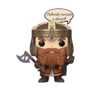 Funko Pop! The Lord of the Rings Gimli Nobody Tosses a Dwarf #2028 - Görsel 2