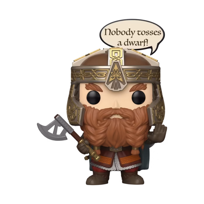 Funko Pop! The Lord of the Rings Gimli Nobody Tosses a Dwarf #2028 - Görsel 2