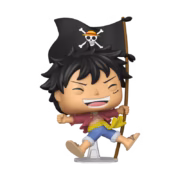 Funko Pop! One Piece Monkey D. Luffy with Flag #2214 Exclusive - Görsel 2