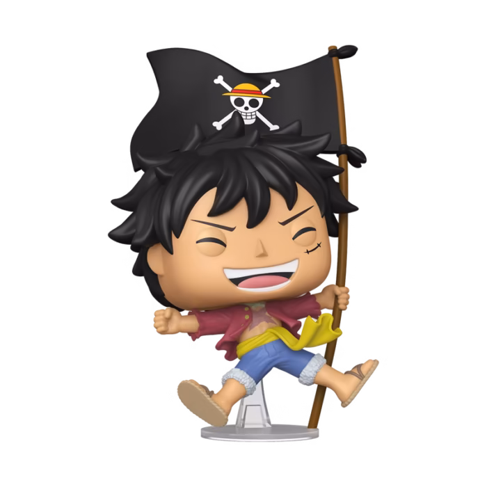 Funko Pop! One Piece Monkey D. Luffy with Flag #2214 Exclusive - Görsel 2