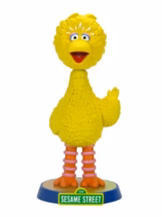 NECA Sesame Street Big Bird Head Knocker Hand-Painted 23 cm