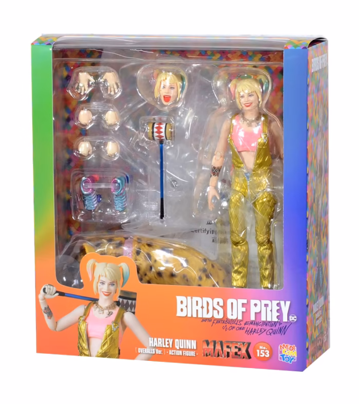 MEDICOM TOY – MAFEX NO.153 – BIRDS OF PREY™ – HARLEY QUINN OVERALLS VER. - Görsel 4