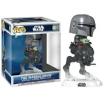 FUNKO POP! RIDES DELUXE – THE MANDALORIAN WITH GROGU IN IMPERIAL REMNANT AT-RT #837