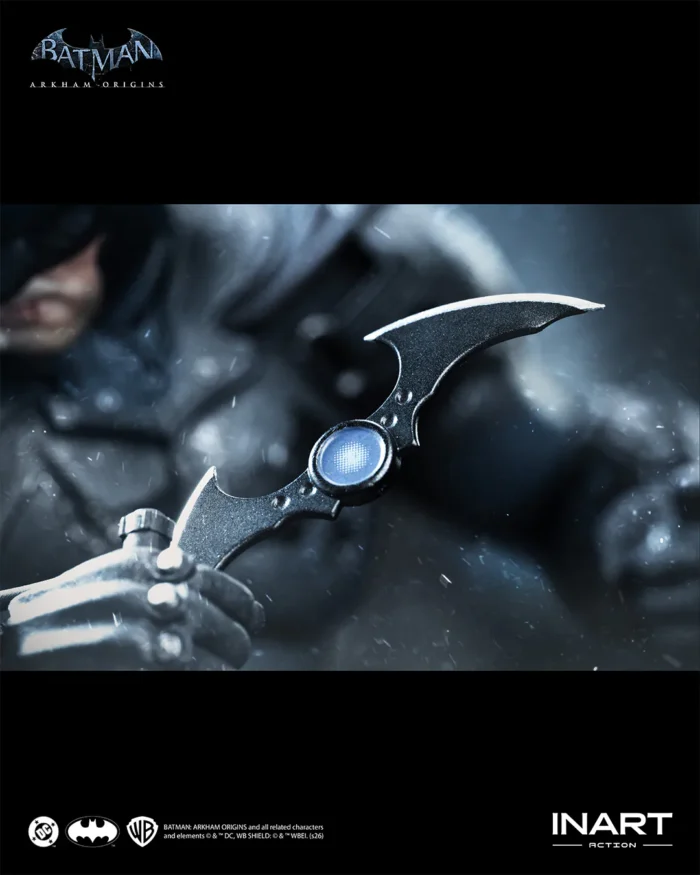 QUEEN STUDIOS INART - BATMAN: ARKHAM ORIGINS™ – BATMAN BATTLE DAMAGED VERSION 1/12 ACTION FIGURE - Görsel 8