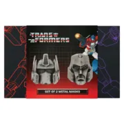 Fanattik Transformers Optimus Prime & Megatron Mini Metal Helmet Replica Set Limited Edition
