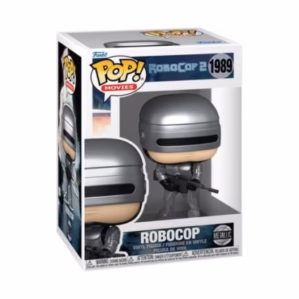FUNKO POP! MOVIES – ROBOCOP 2 – ROBOCOP METALLIC #1989