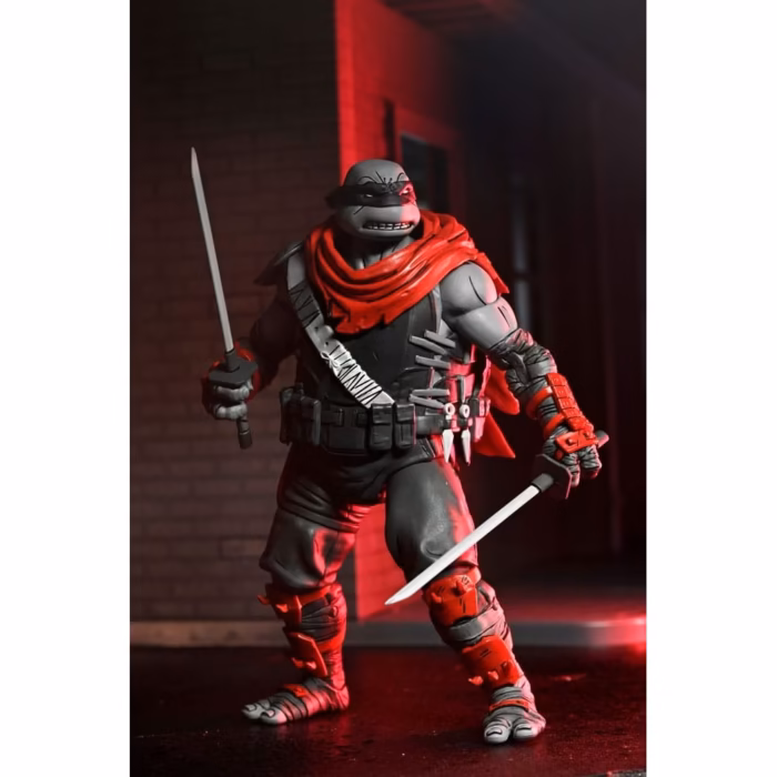 NECA TMNT The Last Ronin Lost Years Nightwatcher Leonardo 7" Figure - Görsel 8