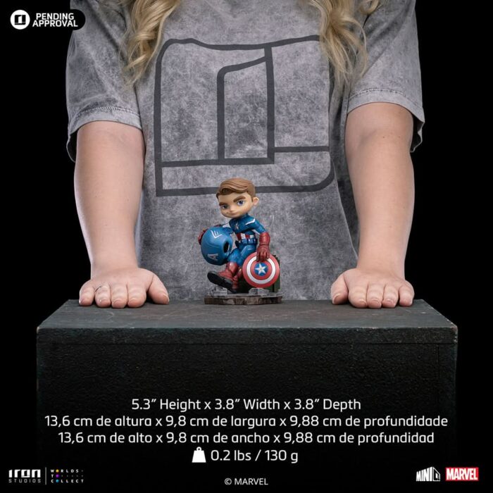 Iron Studios Marvel Captain America The Infinity Saga MiniCo Statue - Görsel 4