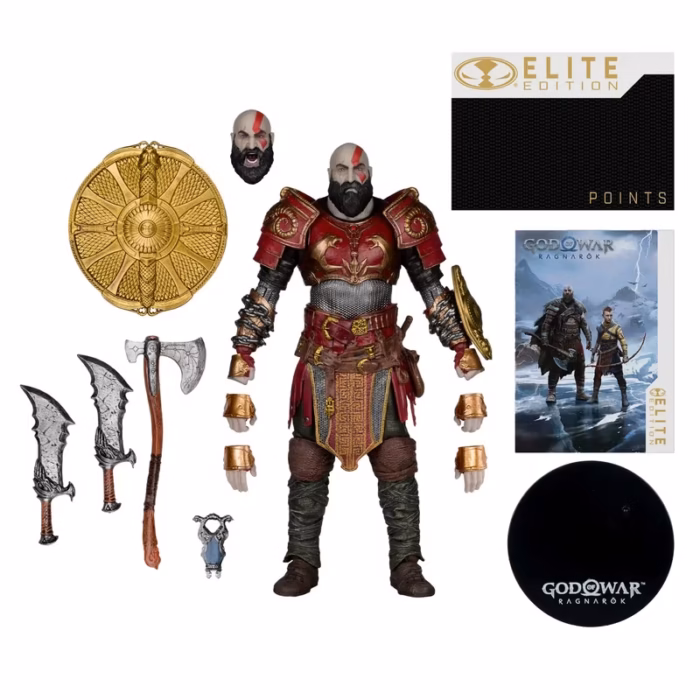 MCFARLANE TOYS GOD OF WAR RAGNARÖK KRATOS ELITE EDITION 18 CM - Görsel 2