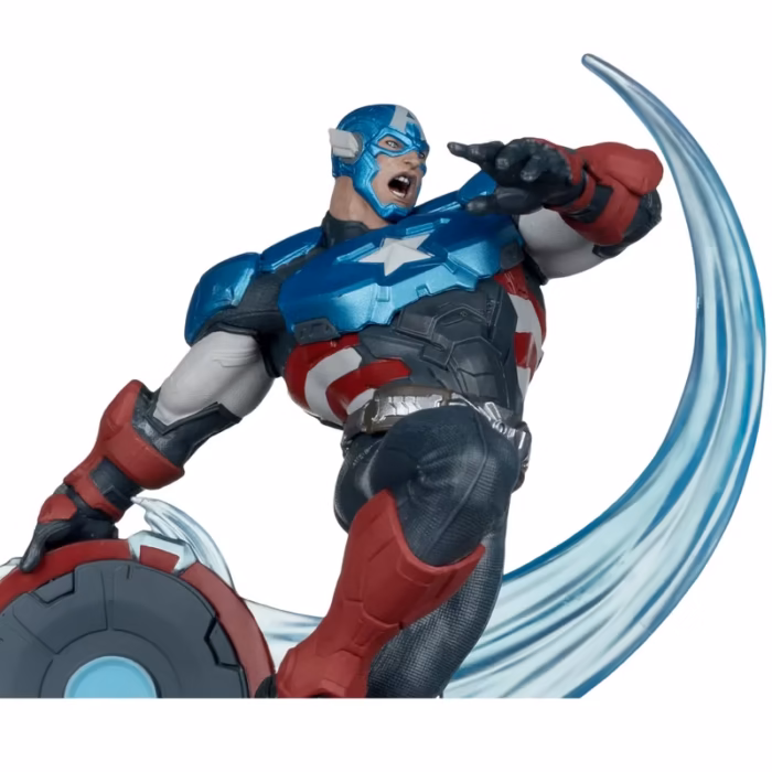 MCFARLANE TOYS MARVEL RIVALS CAPTAIN AMERICA 1/10 KOLEKSİYON FİGÜRÜ 20 CM - Görsel 4