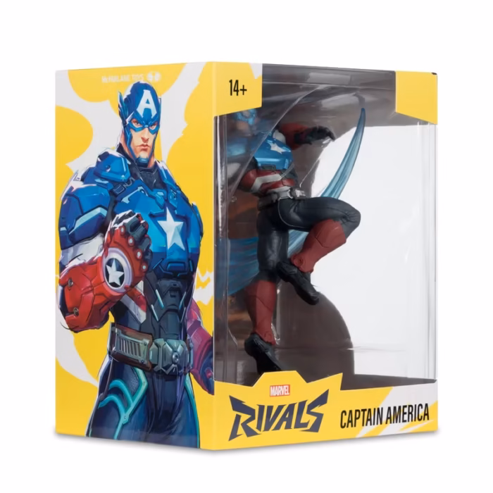 MCFARLANE TOYS MARVEL RIVALS CAPTAIN AMERICA 1/10 KOLEKSİYON FİGÜRÜ 20 CM - Görsel 7