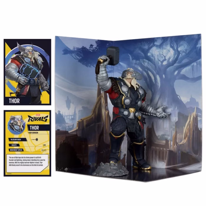 MCFARLANE TOYS MARVEL RIVALS THOR 1/10 KOLEKSİYON HEYKELİ 18,5 CM - Görsel 3
