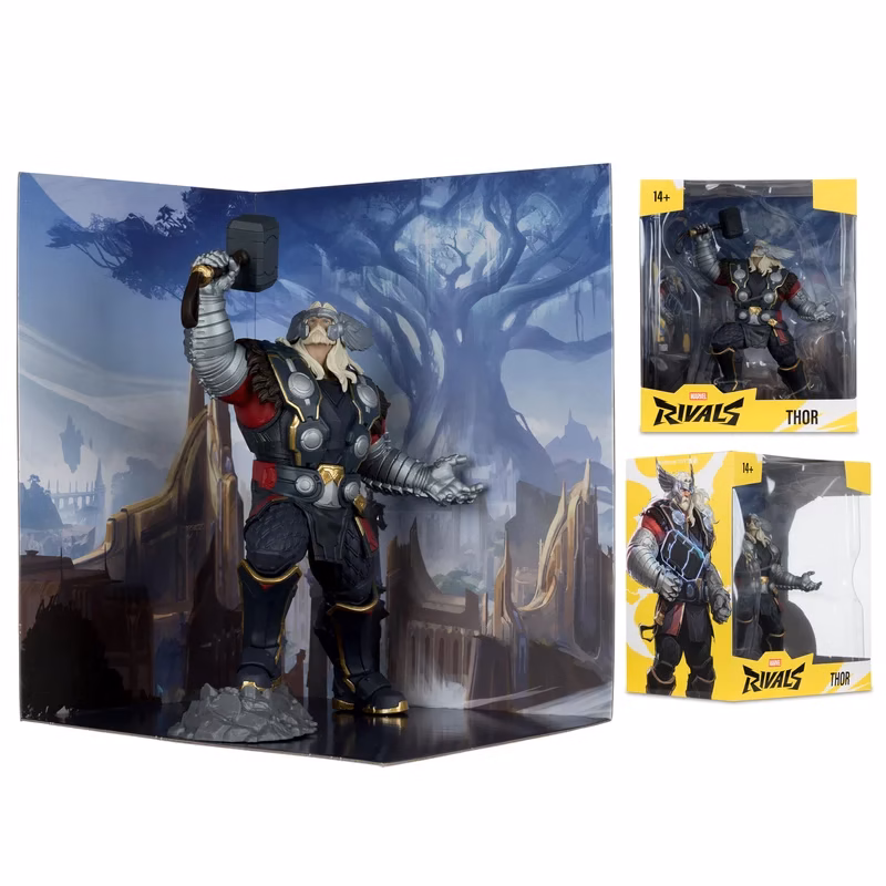 mcfarlane-toys-marvel-rivals-thor-1-10-scale-collectible-19533 MCFARLANE TOYS MARVEL RIVALS THOR 1/10 KOLEKSİYON HEYKELİ 18,5 CM - Görsel 1