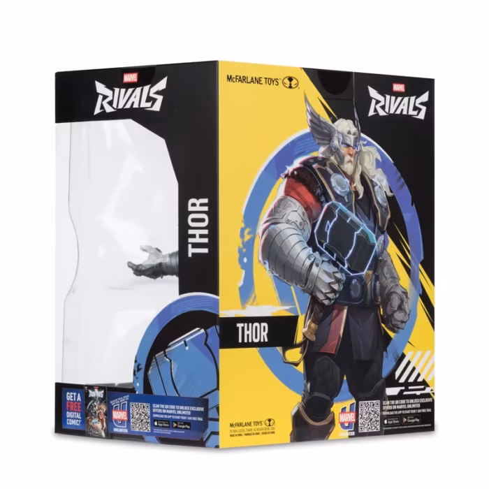 MCFARLANE TOYS MARVEL RIVALS THOR 1/10 KOLEKSİYON HEYKELİ 18,5 CM - Görsel 9