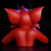 SOAP STUDIO TOM AND JERRY DEVIL VERSION GLOW IN THE DARK BUST 25 CM - Görsel 3
