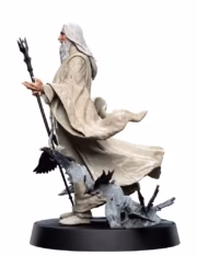 WETA WORKSHOP THE LORD OF THE RINGS SARUMAN THE WHITE 26 CM PVC STATUE - Görsel 4